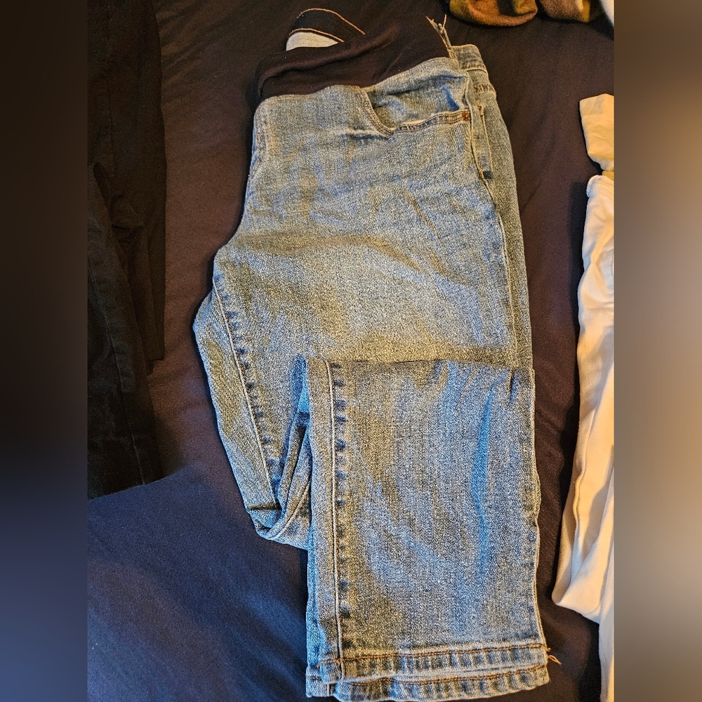 Maternity side panel jeans